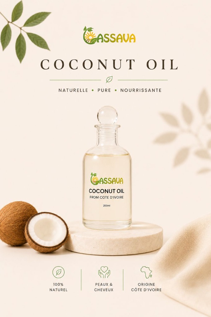 Huile de coco extra-vierge